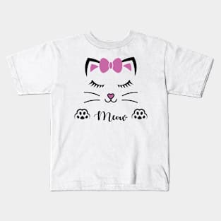 Meow Cat Kids T-Shirt